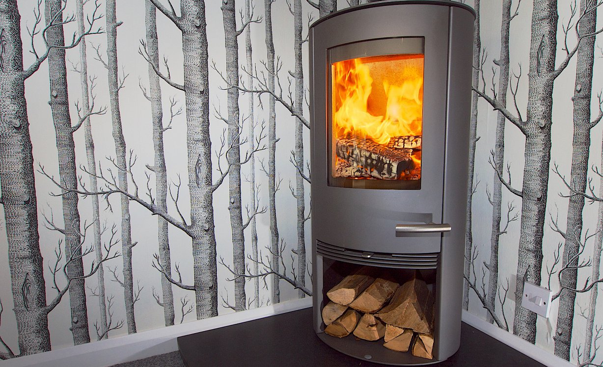 A Termatech wood burning stove